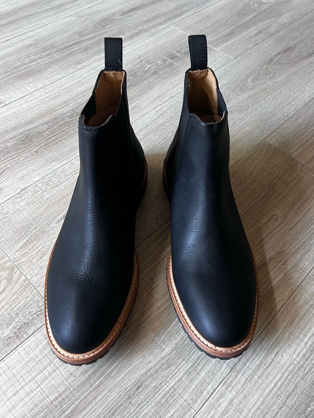NEW Nisolo Marco Chelsea Boot Black Mens size 10.5